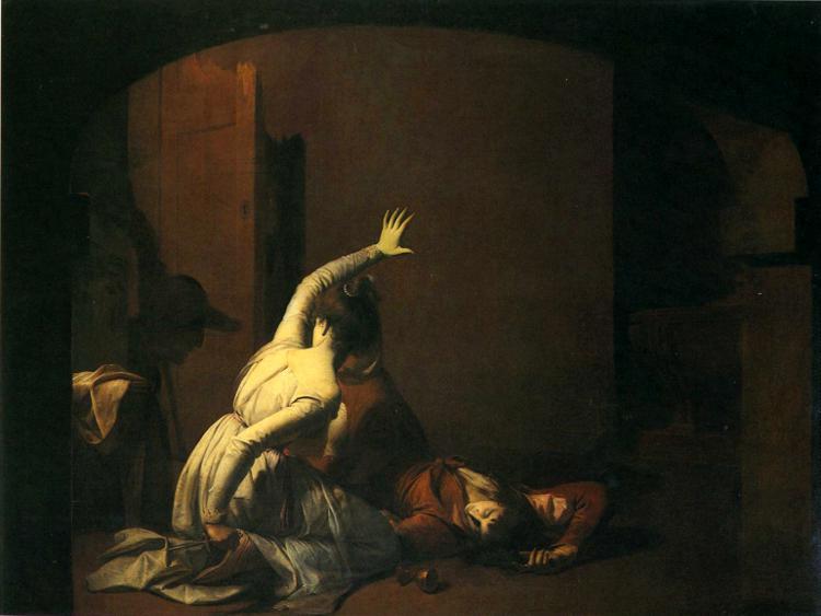 Joseph wright of derby The Tomb Scene France oil painting art